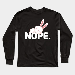 sleeping rabbit-bunny Long Sleeve T-Shirt